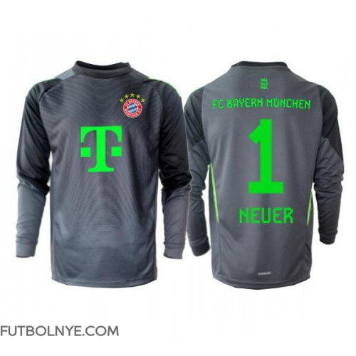 Camiseta Bayern Munich Manuel Neuer #1 Portero Visitante Equipación 2025-26 manga larga Camiseta Bayern Munich Manuel Neuer #1 Portero Visitante Equipación 2025-26 manga larga